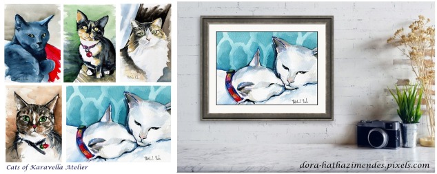Cat Portraits by Dora Hathazi Mendes