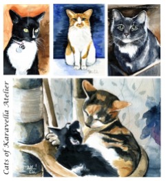 Cat Portraits from Cats of Karavella Atelier
