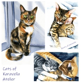 Cat Paintings by Cats of Karavella