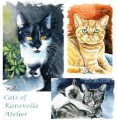 Cats in Art by Dora Hathazi Mendes